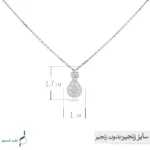 نیم ست نقره زنانه مدل NWE K58 - Image 5