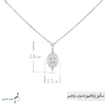 نیم ست نقره زنانه مدل NWE K57 - Image 5