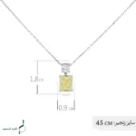 نیم ست نقره زنانه مدل NWE K54 - Image 5