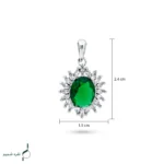 نیم ست نقره زنانه مدل NWE K36 - Image 4