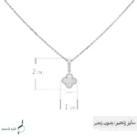 نیم ست نقره زنانه مدل NWE K51 - Image 3