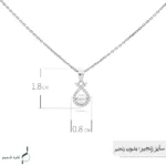 نیم ست نقره زنانه مدل NWE K50 - Image 3