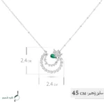 نیم ست نقره زنانه مدل NWE K48 - Image 3