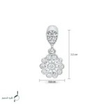 نیم ست نقره زنانه مدل NWE K32 - Image 3