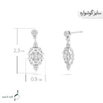 نیم ست نقره زنانه مدل NWE K57 - Image 3