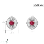 نیم ست نقره زنانه مدل NWE K55 - Image 3