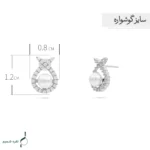 نیم ست نقره زنانه مدل NWE K50 - Image 6