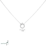 گردنبند نقره زنانه مدل CNE K09 - Image 4