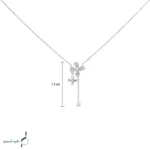 گردنبند نقره زنانه مدل CNE K04 - Image 4