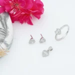 نیم ست نقره زنانه مدل NWE K45 - Image 3