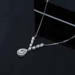 گردنبند نقره زنانه مدل CNE K18 - Image 2