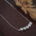 دستبند نقره زنانه مدل DEF K50 - Image 4