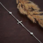 دستبند نقره زنانه مدل DEF K60 - Image 3