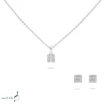 نیم ست نقره زنانه مدل NWE K46