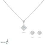 نیم ست نقره زنانه مدل NWE K43