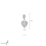 نیم ست نقره زنانه مدل NWE K45 - Image 6