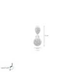 نیم ست نقره زنانه مدل NWE K44 - Image 3
