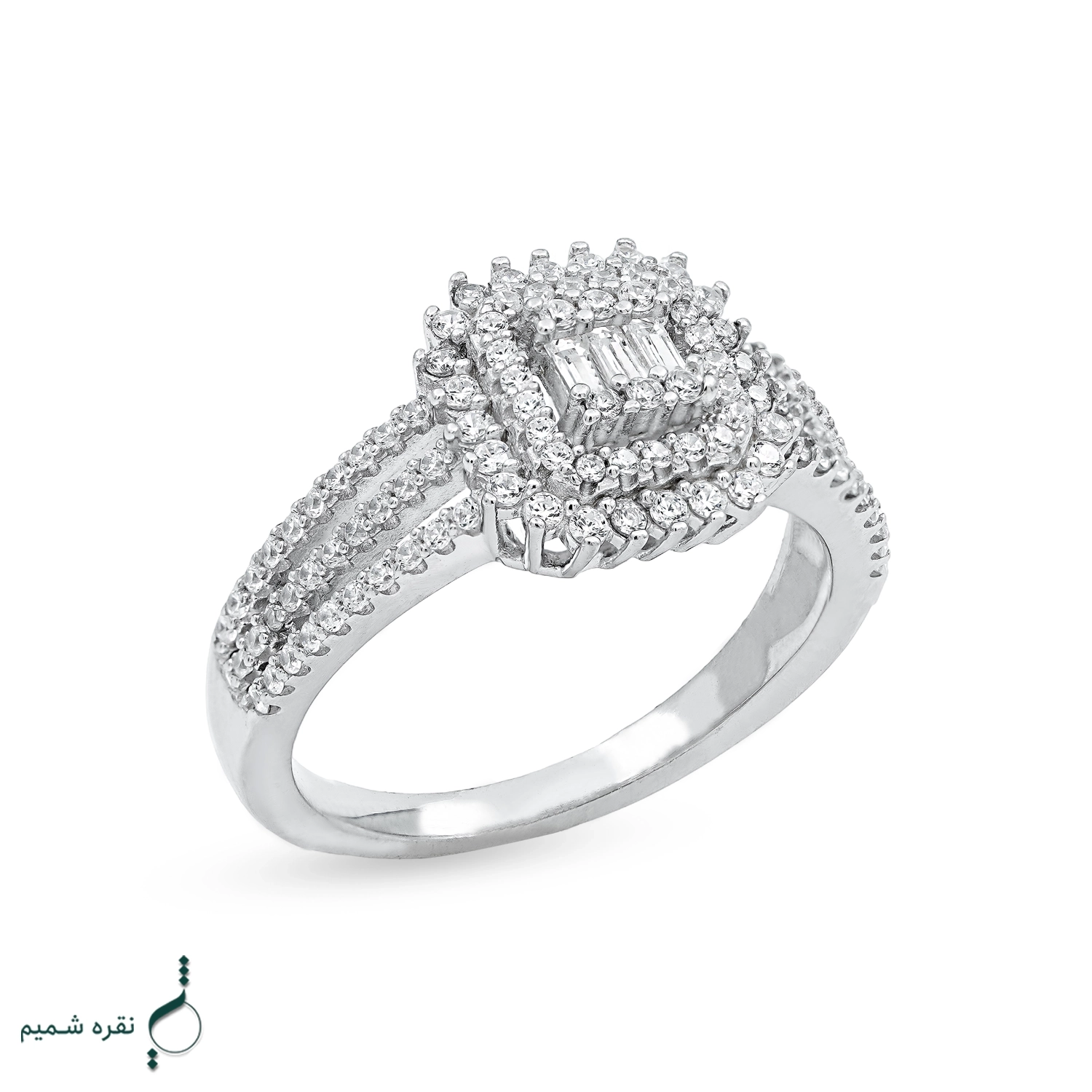 1 1 انگشتر نقره زنانه مدل AWO-K03 - Image 1