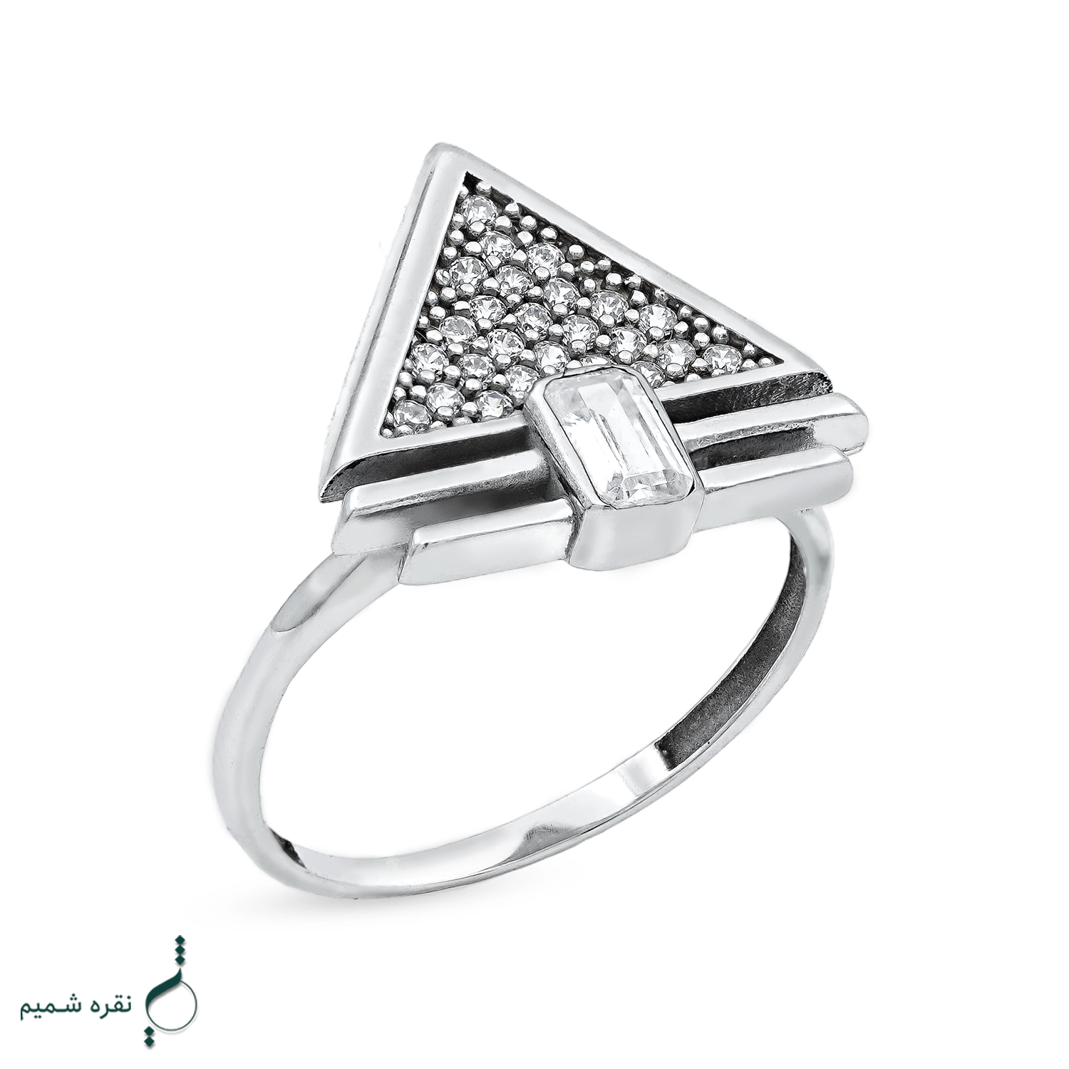 1 انگشتر نقره زنانه مدل AWO-K94 - Image 1