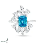 انگشتر نقره زنانه مدل AWO-K09 - Image 3