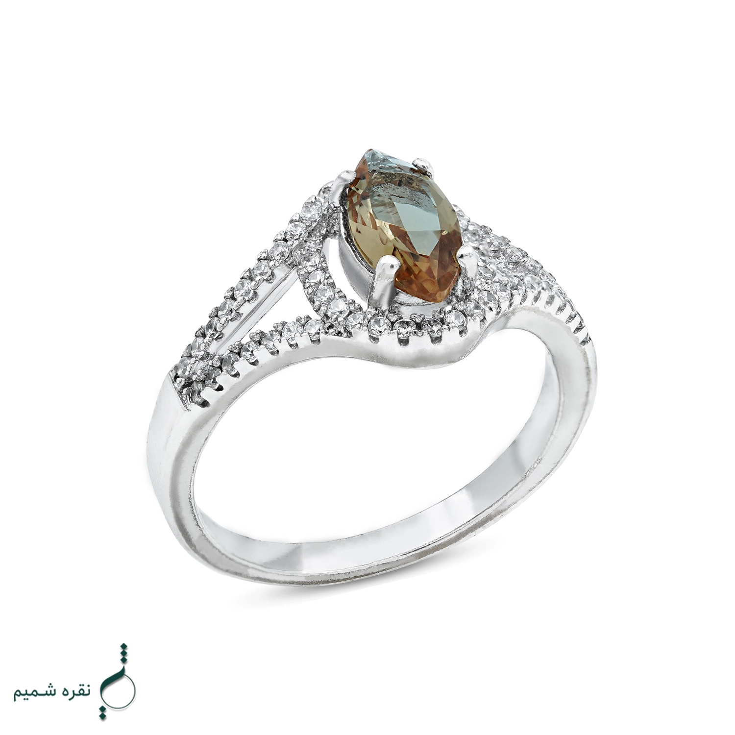 1 انگشتر نقره زنانه مدل AWO-K20 - Image 1
