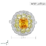 انگشتر نقره زنانه مدل AWO-K130 - Image 4