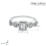 انگشتر نقره زنانه مدل AWO-K05 - Image 4