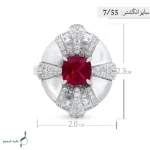 انگشتر نقره زنانه مدل AWO-K06 - Image 4
