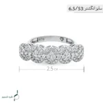 انگشتر نقره زنانه مدل AWO-K07 - Image 4