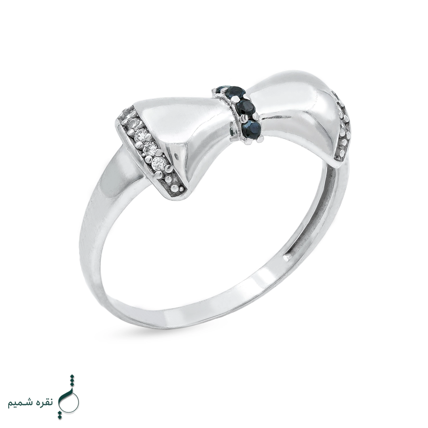 10 انگشتر نقره زنانه مدل AWO-K22 - Image 1