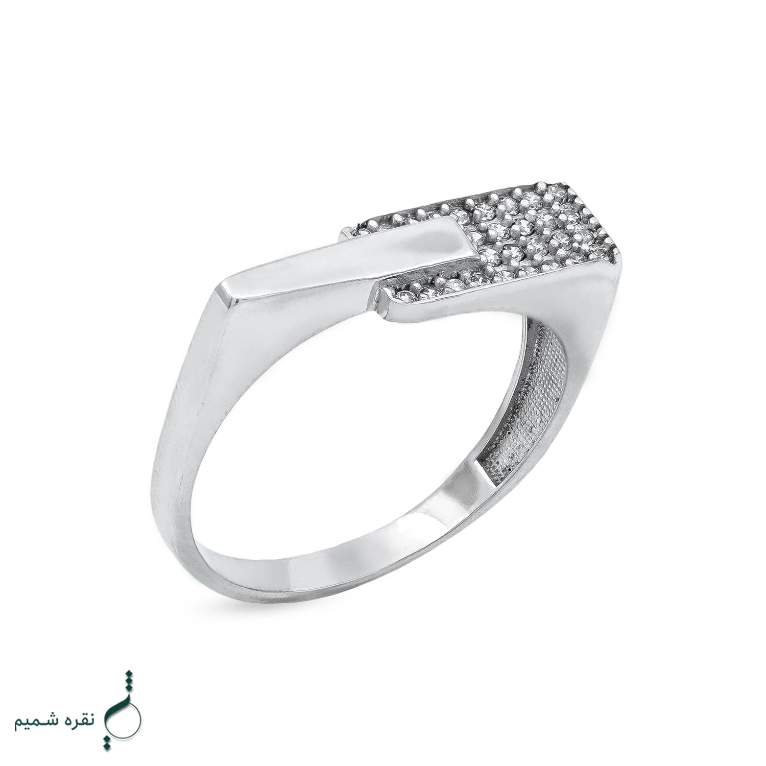 10 انگشتر نقره زنانه مدل AWO-K28 - Image 1