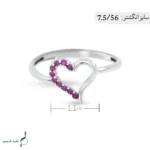 انگشتر نقره زنانه مدل AWO-K58 - Image 4