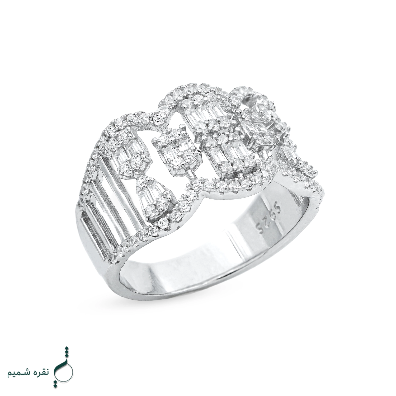 11 انگشتر نقره زنانه مدل AWO-K129 - Image 1