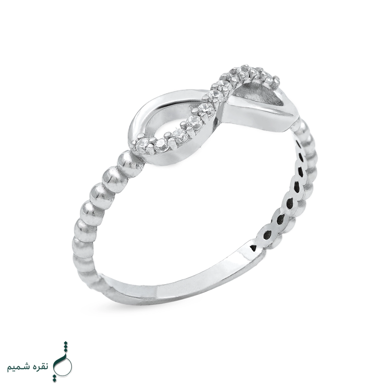 12 انگشتر نقره زنانه مدل AWO-K32 - Image 1