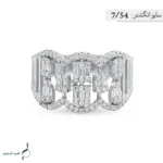 انگشتر نقره زنانه مدل AWO-K129 - Image 4