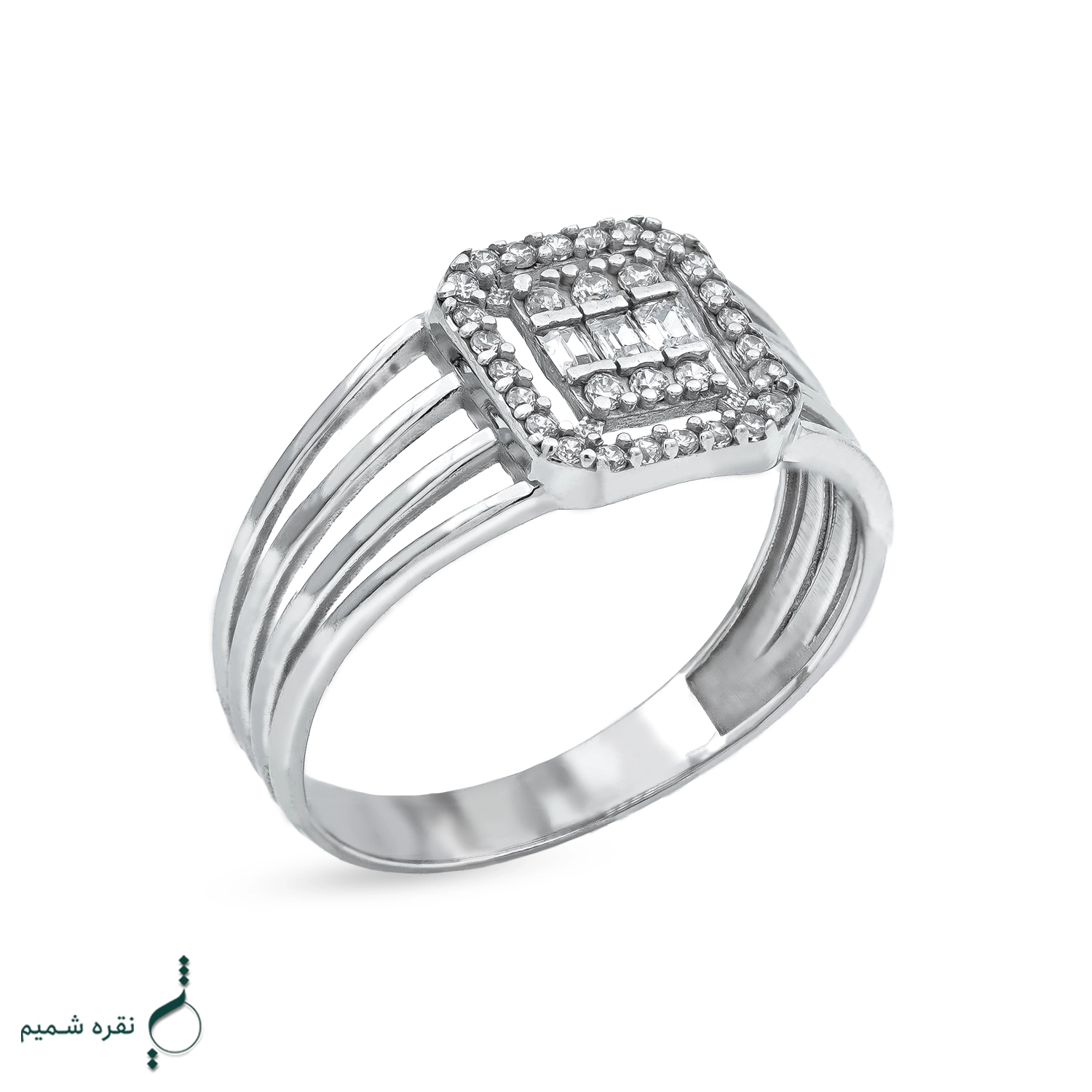 13 انگشتر نقره زنانه مدل AWO-K93 - Image 1