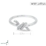 انگشتر نقره زنانه مدل AWO-K139 - Image 4