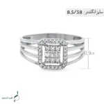 انگشتر نقره زنانه مدل AWO-K93 - Image 3
