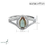 انگشتر نقره زنانه مدل AWO-K20 - Image 4