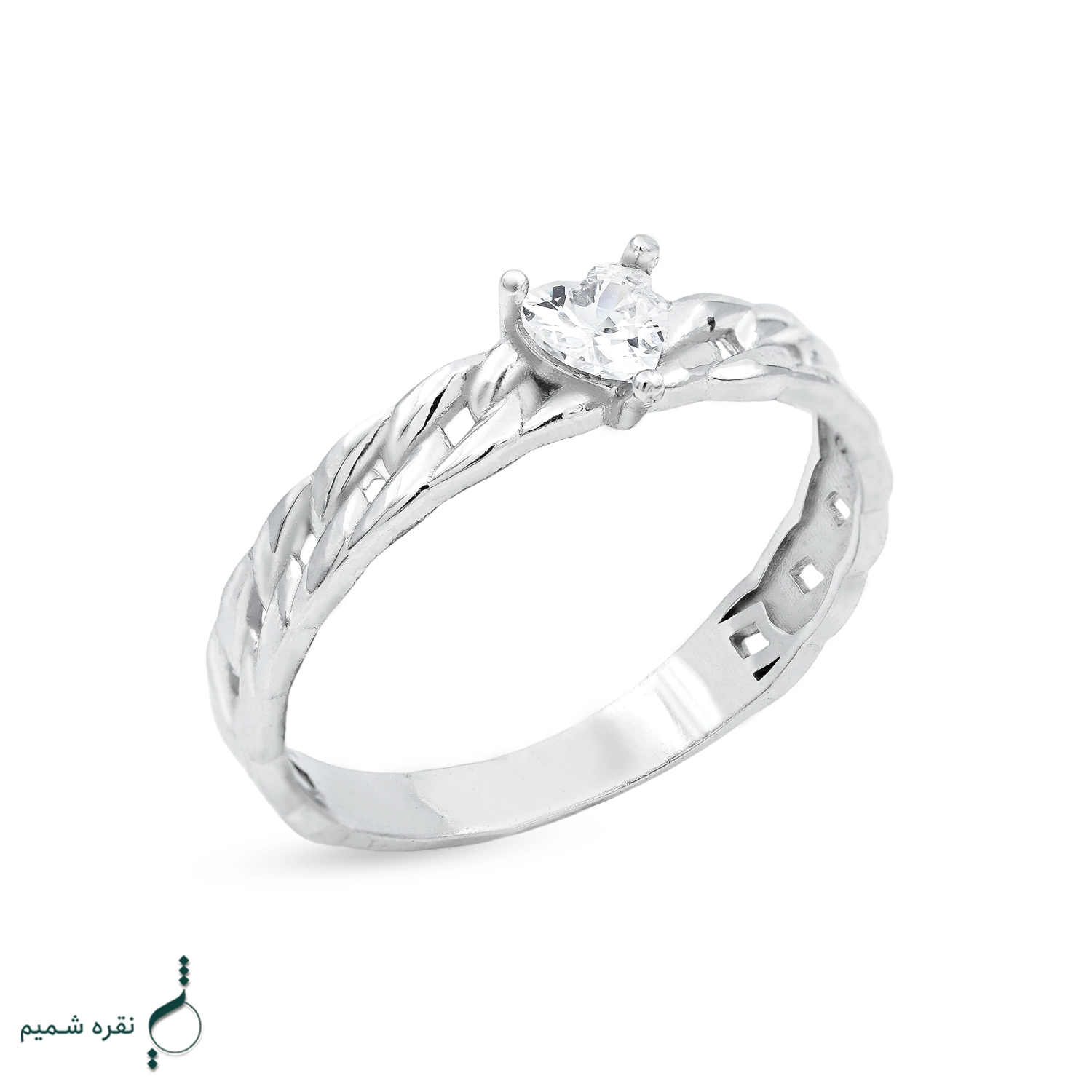 15 انگشتر نقره زنانه مدل AWO-K61 - Image 1
