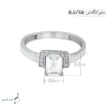 انگشتر نقره زنانه مدل AWO-K98 - Image 4