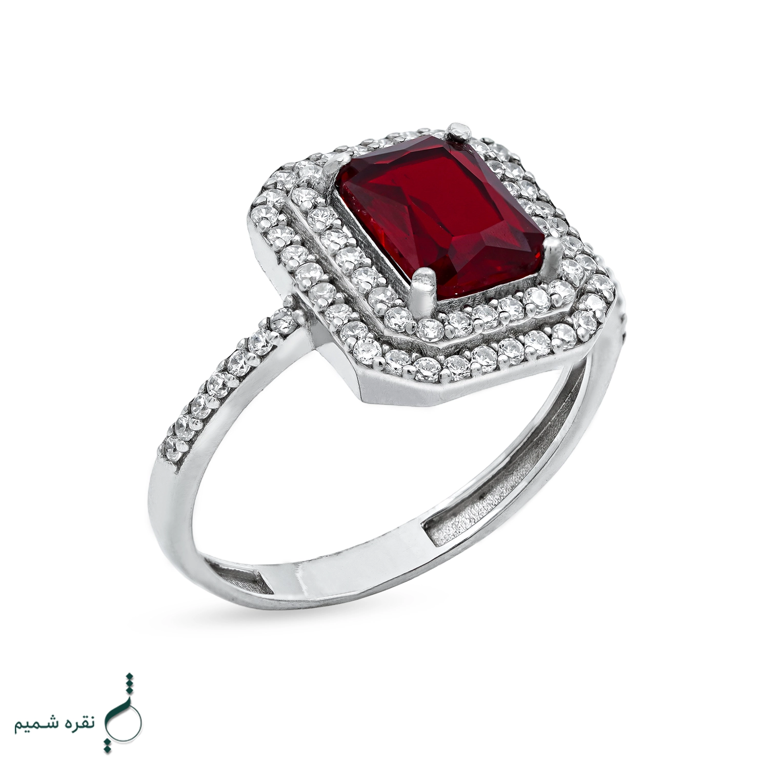 15 انگشتر نقره زنانه مدل AWO-K18 - Image 1
