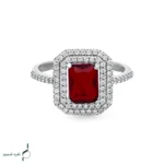 انگشتر نقره زنانه مدل AWO-K18 - Image 3