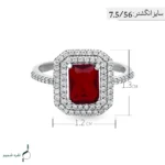 انگشتر نقره زنانه مدل AWO-K18 - Image 4