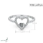 انگشتر نقره زنانه مدل AWO-K59 - Image 4