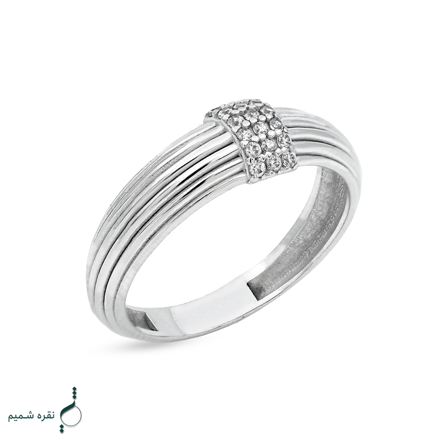 2 انگشتر نقره زنانه مدل AWO-K33 - Image 1