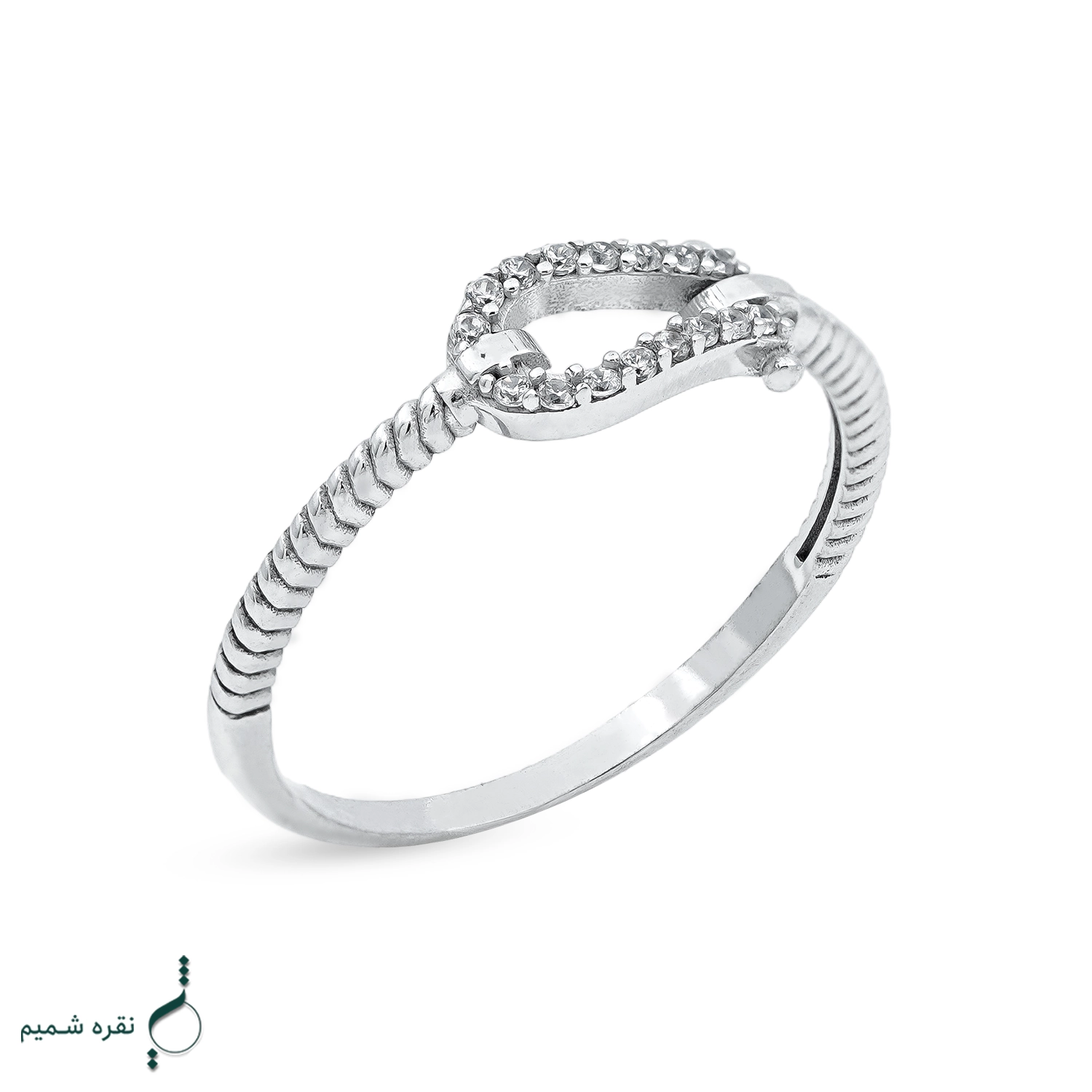 2 انگشتر نقره زنانه مدل AWO-K47 - Image 1
