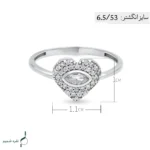 انگشتر نقره زنانه مدل AWO-K56 - Image 4