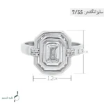 انگشتر نقره زنانه مدل AWO-K81 - Image 4