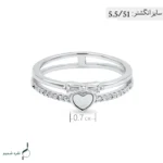 انگشتر نقره زنانه مدل AWO-K15 - Image 4
